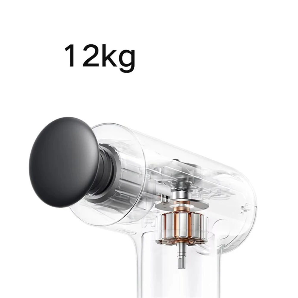 (image for) XIAOMI Mijia Fascia Gun H3 Mini Version With Hot Compress 12KG Percussion 3-Speed Vibration & Heat Therapy Smart Pressure Interactive Reminder Massage Gun